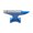 Blue, variant on Multipurpose Steel Anvil for Jewelry Making Professional Single Round Horn Metal Shaping Anvil Silversmith Equipment
