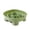 Green, variant on Flower Square Slow Feeder Dog Bowl - -Tipping Pet Food Bowl