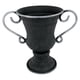 thumbnail image 2 of Maceta de hierro de estilo antiguo con forma de trofeo, duradera, de metal, decorativa. Negro, 2 of 8