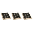 thumbnail image 3 of Maytalsory Rustic Wood Earring Card Holder with Tray for Jewelry Display Showcasing Collection 9 Pair Black 3Set, 3 of 6