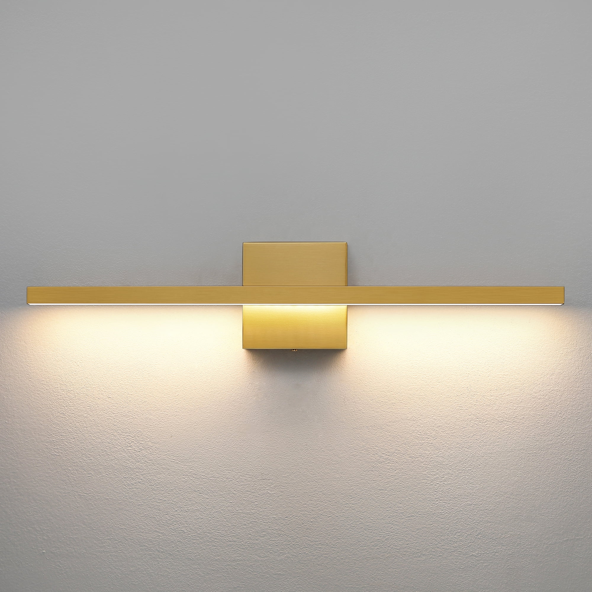 Vanity Light for Bathroom Lighting Fixtures Over Mirror Dimmable Integrated LED 24 inch Modern Vanity Lights Gold Bathroom Light Bar Bath Wall Sconce