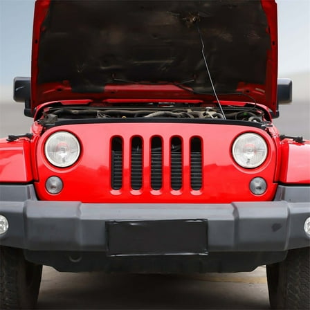 Furulu Hood To Grille Rubber Weather Strip Seal Fits For 2007-2018 Jeep Wrangler