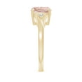 thumbnail image 6 of ANGARA Natural Split Shank Cushion 1.8 ct Morganite Solitaire Ring in 14K Yellow Gold for Women | Birthday, Anniversary, Jewelry Gift for Women | Natural Morganite Ring, 6 of 11
