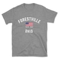 thumbnail image 1 of Forestville Ohio Patriot Men's Cotton T-Shirt, 1 of 1