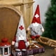 thumbnail image 2 of 1 sombrero gris, máscara blanca, suministros de decoración de Navidad, médico, enfermera, muñeca de Navidad sin rostro, adorno de muñeca de Navidad JAMW Sencillez, 2 of 4