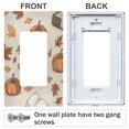 thumbnail image 3 of Yayeee Rocker Switch Wall Plate 1-Gang 4.6"x2.9" Home Decorative Outlet Cover, Fall Pumpkin Pattern, 3 of 6