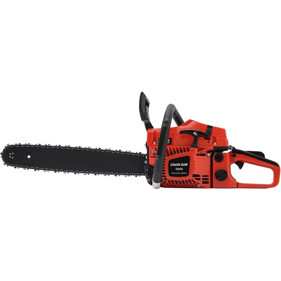 58cc 20-Inch Gas Chainsaw, 2-Stroke 3.49HP High-Performance Chain Saw for Wood Cutting, Tree Pruning, and Gardening