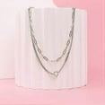 thumbnail image 4 of Gold Plated Dainty Layering Necklaces For Women | Snake Chain, Curb Link, Paperclip Layered Chains | Trendy Layering Necklace, 4 of 4