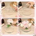 thumbnail image 4 of Transparent Acrylic Flower Vase ，Circular Leak-Proof Clear Acrylic Low Vase- Low-Profile Cylinder Floral Centerpiece for Table，Decor Wedding Centerpieces for Tables, 4 of 6
