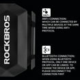thumbnail image 3 of ROCKBROS Cycling Cadence Sensor Speed Sensor Bluetooth ANT+ Wireless Waterproof Smart Bike Speed Cadence Sensor, 3 of 5