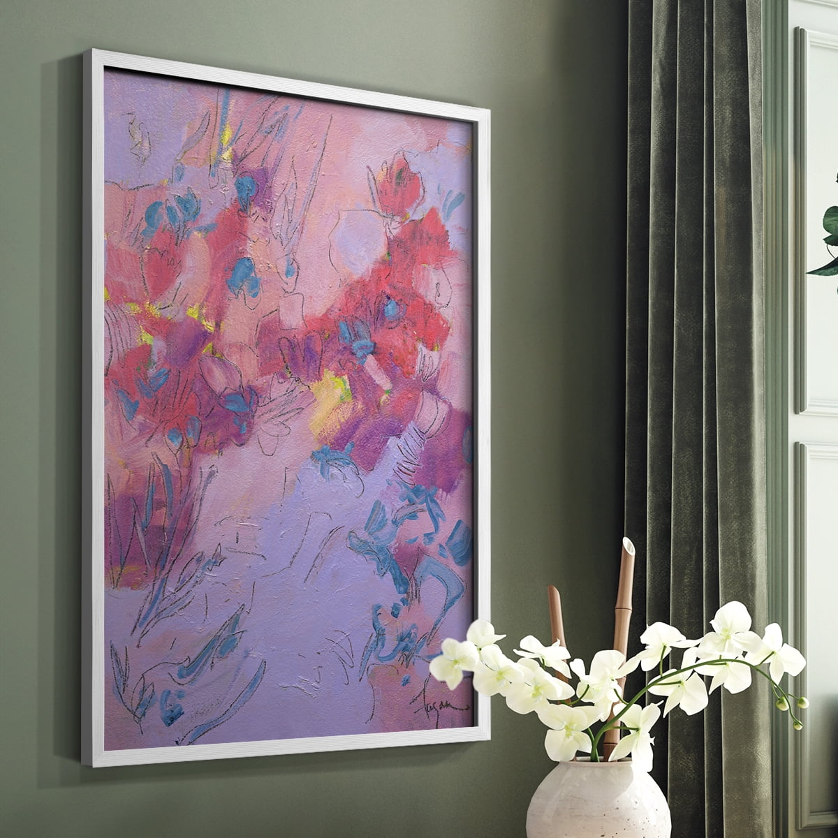 Wish You Well Framed Print - Solid Wood in Single Picture Frame Solid Wood 2 Framed Print