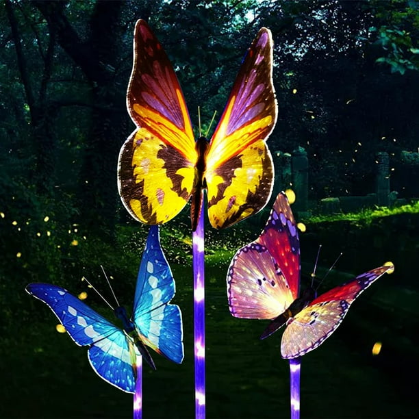 Garden Solar Lights Outdoor,MultiColor Changing Solar Powered LED
