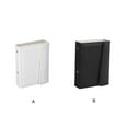 thumbnail image 2 of Linyer Jewelry Book Three Layers Mirror Waterproof Storage Bag Portable Solid Travel Organizer Necklaces Rings Bracelets Black, 2 of 7