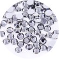 thumbnail image 1 of 4500 piezas SS12 0.118 in diamantes de imitación planos para uñas, manualidades, purpurina, gemas redondas, cristales, ropa, zapatos (gris claro), 1 of 5