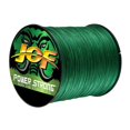 thumbnail image 1 of JOF Braided Fishing Line Multifilament Carp Fly 4 Strand 100M 300M 500M Multicolor Japan Spinning Extreme PE Strong Weave Green X4 100M 3.0 35LB, 1 of 6