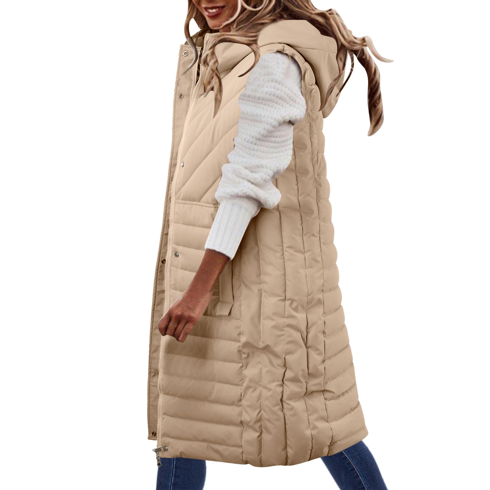 New Down Vest Women's Short Autumn And Winter Loose Fashionable Vest Vest Women Running Western Style Vests for Women Female Fall Jackets Women Vests with Hoods Vest Women Womens down Vests