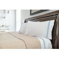 thumbnail image 3 of Ribbon 200 Thread Count 100% Cotton 4-Piece King Sheet Set, Light Blue, 3 of 4