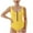 Yellow, variant on WREESH Womens One Piece Swimsuit Solid Color Swim Suits New Fashion Splicing Swimsuit Casual Bikini Swimsuit Sleeveless Bathing Suits Yellow