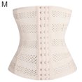 thumbnail image 1 of Faja moldeadora de cuerpo de goma con cintura transpirable hueca para mujer, beige, M Scienceny AP001122-08, 1 of 7