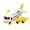Yellow, variant on Esaierr Baby Toddler Airplane Toys, for Kids Boys Cargo Plane Toys Including 9 Cars 1 Airplane, Aircraft Carrier Toys for 3-6 Year Old