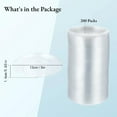 thumbnail image 3 of 200 Pieces Disposable Clear Plates 5 Inch Round Small Trays For Wedding Party Catering Hotel Dessert Bbq Picnic, Food-Grade Material Odorless Heat-Resistant Thickened, 3 of 6