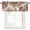 Green Red Beige, variant on Cardinal Bird Rod Pocket Curtain Valance, Winter Poinsettia Pine Cones Berry Wood Farmhouse Window Valance for Living Room, Bedroom, Kitchen 42"W x 12"L