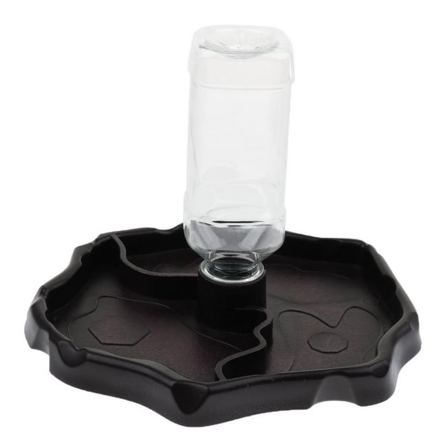 Esquirla Automatic Water Dispenser Station, Pet Waterer for Tortoise, , , Turtle, Reptile Deep Brown