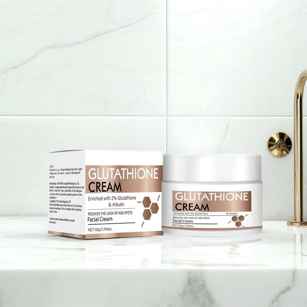 Crema de glutatión Crema facial de glutatión para piel seca Crema  hidratante facial altamente hidratante durante 24 horas Reafirmante 50 g