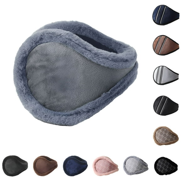 TELOLY Ear Warmers Unisex Classic Fleece Earmuffs Winter Ear Muffs for Men Women Kids in Cold Weather, Running Yoga Skiing Riding Bike Ear Cover