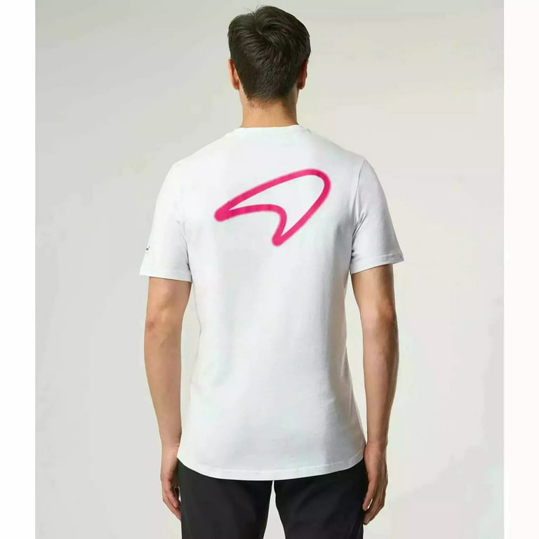  McLaren F1 Men's Miami Neon Logo T-Shirt : Sports & Outdoors