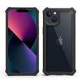 thumbnail image 1 of Funda de silicona resistente híbrida para iPhone, carcasa transparente a prueba de golpes, armadura 2 en 1 para iPhone 14, 13, 12, 11 Pro Max, XR, X, XS Mini, 8, 7, 6 Plus, SE 2 Fivean unisex, 1 of 2