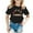 Black, variant on Girls T-Shirts 100 Days Of School Print Short Sleeve School Spirits Loose Girls Clothes Girls' Tops, Tees & Blouses