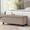 Linen, variant on LJAN Storage Benches for Bedroom End of Bed,Mid Century Modern Bed Ottoman Bench with Storage,Button Tufted 45" PU Leather Long Storage Bench for Entryway Living Room Window