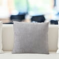 thumbnail image 2 of Awdenio Chenille Square Pillow Cover Sofa Cushion Light Luxury Style Bedside Backrest Without Core Pillow, 2 of 3