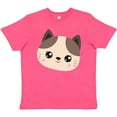 thumbnail image 3 of Inktastic Cute Cat, Little Cat, Cat Head, Brown Cat Youth T-Shirt, 3 of 5