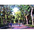 thumbnail image 2 of Ghanooni, Sarah  18x14 White Modern Wood Framed Museum Art Print Titled - A Stroll in Central Park, 2 of 4