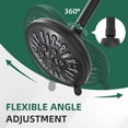 thumbnail image 6 of Akicon Shower Head High Pressure Rain Shower Head, 8-Setting 5.5 Inch Fixed Showerhead with Adjustable Angle, Anti-Clogging Nozzles, Easy Install, Excellent Replacement for Bathroom, 6 of 6