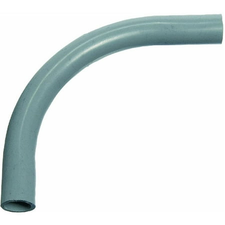 Carlon UA9AK-CAR Conduit Elbow, 90 deg Angle, PVC, Gray