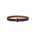 thumbnail image 4 of INSPIRE CHIC Women's Fashionable Stylish Round Pin Buckle Casual Belt Black, 4 of 7