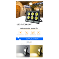 thumbnail image 5 of LED de 300 W y 220 V, IP65, Resistente Al Agua, para Exteriores, Jardín, Calle, 5 of 5