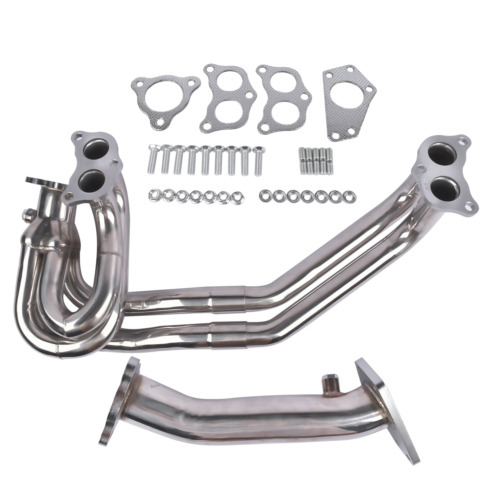 Mustrod Stainless Steel Exhaust Manifold Header for 2002-2006 Subaru Impreza WRX / STI EJ205 EJ255