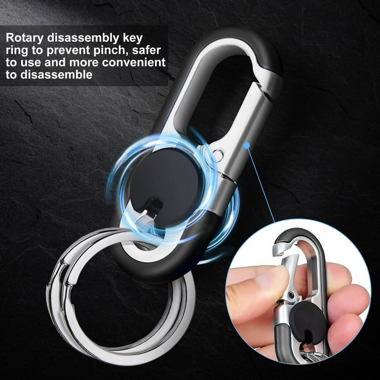 GlamourGarden PCS Menâ€™s Car Keychains, Heavy Duty Metal Key