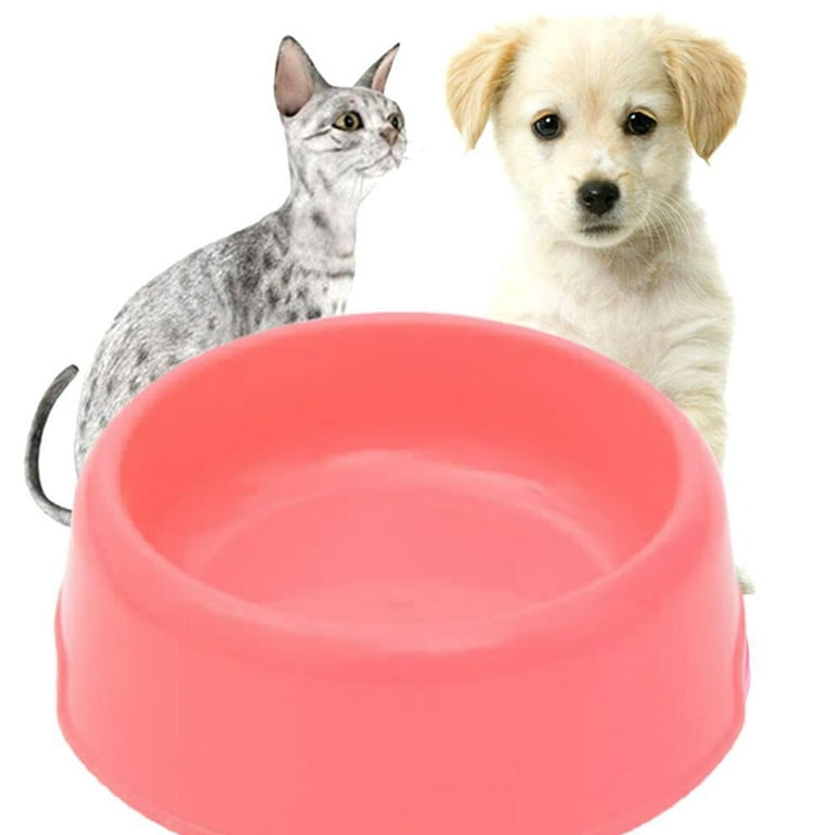 1pc Random Color Plastic Pet Bowl, Candy Color, Single Bowl For Dogs, Water  Dispenser, Pet Supplies