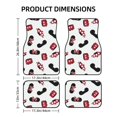 thumbnail image 2 of Cartoon Mickey Mouse And Minnie Mouse Car Floor Mats Universal Floor Mats for Cars Front Rear Car Foot Mats Cute Anime Pattern Car Accessories for Trucks, 2 of 5