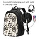 thumbnail image 2 of Balery Snake Mochila con carga USB para hombre y mujer - Mochila impermeable y antirrobo para laptop con puerto USB para viajes, trabajo, 2 of 7
