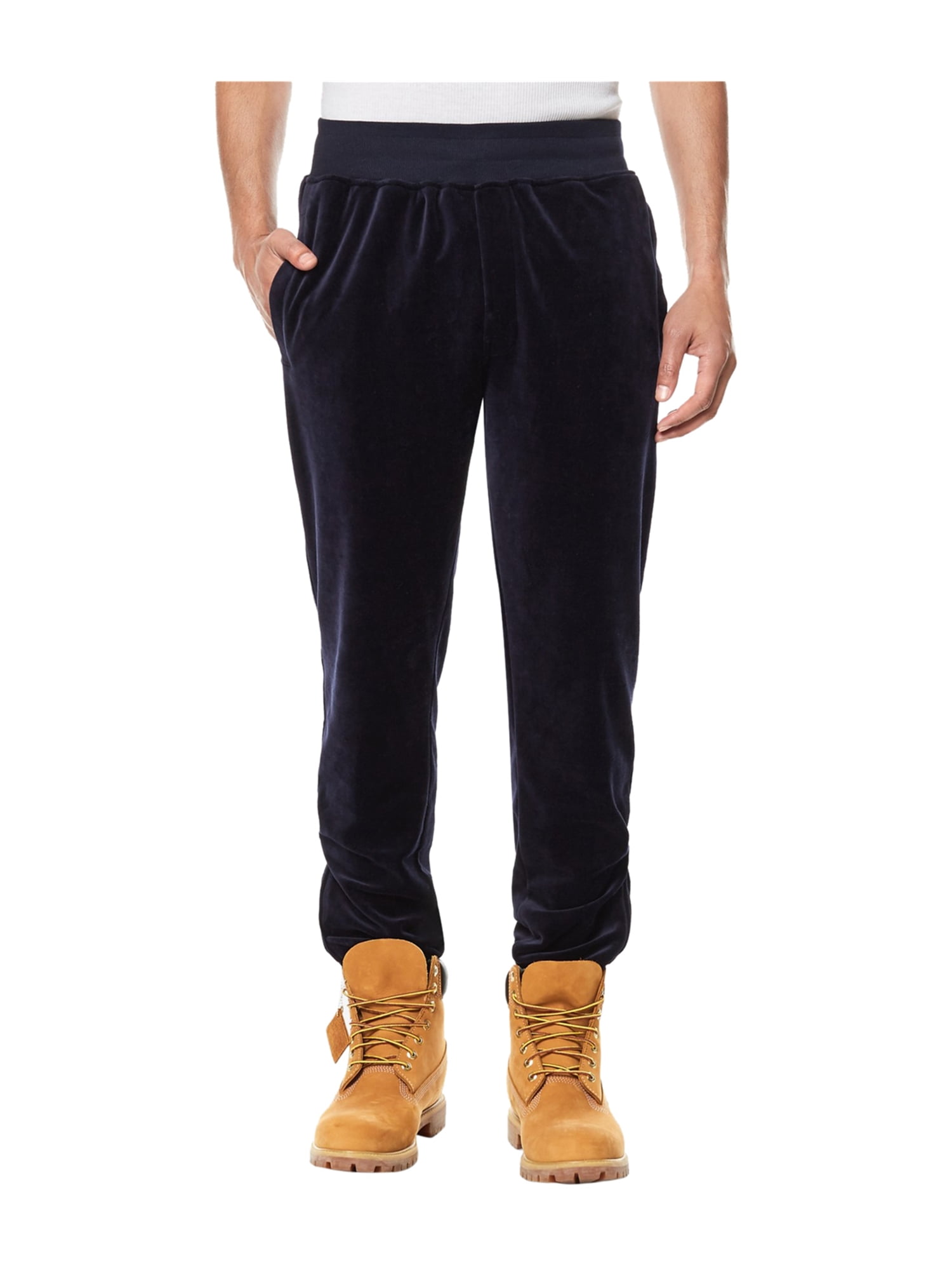 Sean John Mens Velour Travel Casual Jogger Pants pmblack 4XL/29