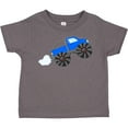 thumbnail image 3 of Inktastic Blue Monster Truck Action Boys or Girls Toddler T-Shirt, 3 of 5