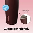 thumbnail image 4 of Botella de agua Owala FreeSip Sway de acero inoxidable aislada 900 mL Black Cherry, 4 of 8