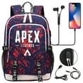 thumbnail image 1 of POINTERTECK Students APEX Legends Bookbag USB Charging Port Daypack Lightweight Travel Bag Graphic Knapsack, 1 of 7