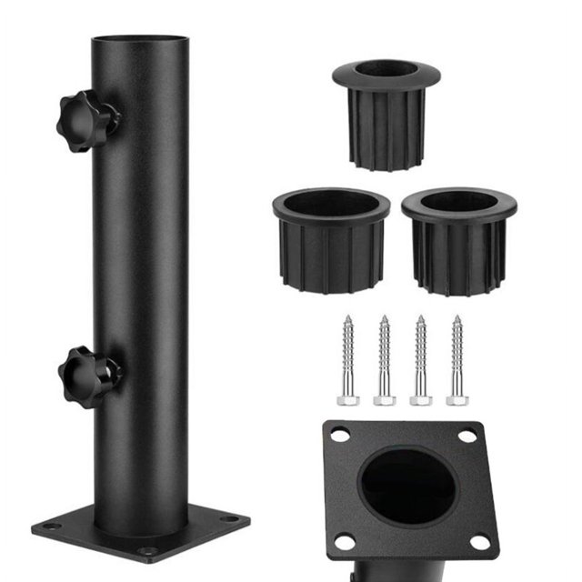 CHUANK Square Stand for Water Parks Restaurants Backyards Parasol Umbrella Mount Clamp